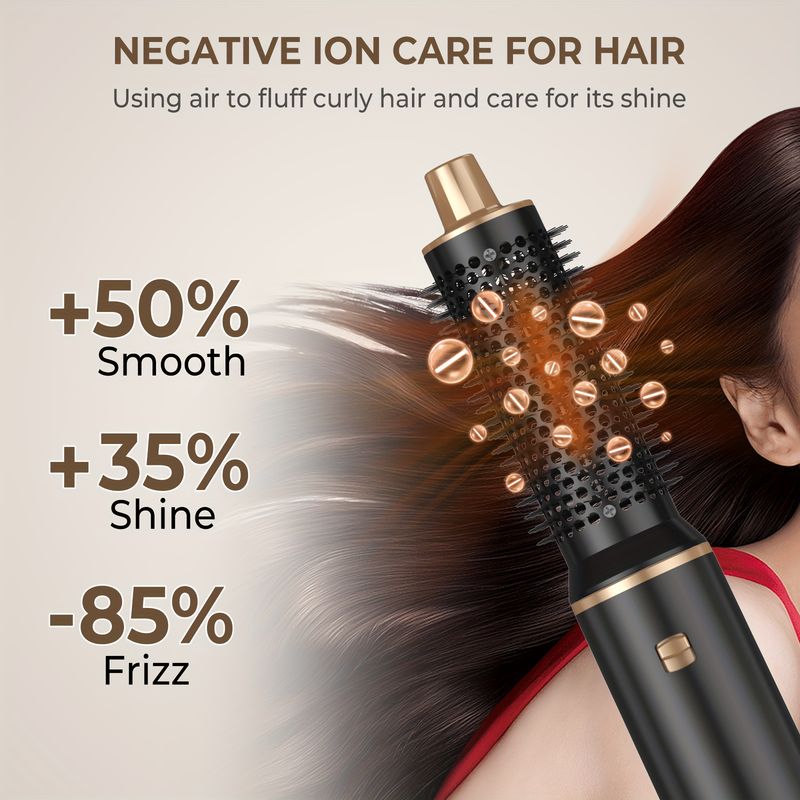 5-in-1-Haarstyler und -Trockner mit automatischer Wicklung, Multi-Styling-Heißluftbürsten-Lockenwickler für das Haar, schnell trocknendes Lockenvolumen_voghion.com