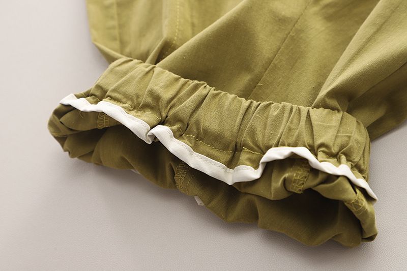 2024 New Handsome Summer T-shirt Little Boys Vertical Stripe Shirt Short Sleeve Two Piece Set_voghion.com