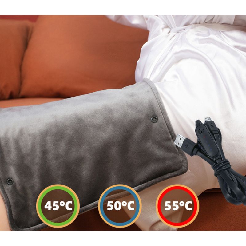 Graphene USB Heating Pad Home Hand Leg Constant Temperature Body Warmer Heat Therapy Electric Blanket_voghion.com