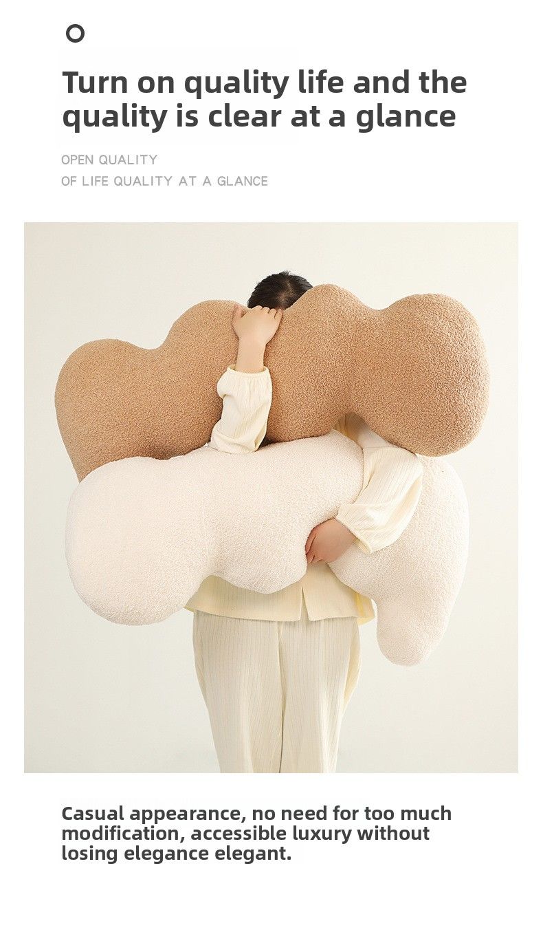 Cuscino decorativo morbido per dormire sul fianco di una ragazza, modello di divano per la casa in stile minimalista Ins Flower_voghion.com