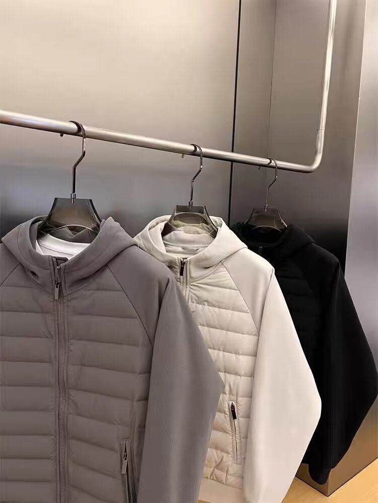 Ropa para hombre, nueva tendencia de invierno, abrigo fino de algodón para hombre, holgado, versátil, informal, con capucha, color sólido, chaqueta de pareja para hombre_voghion.com