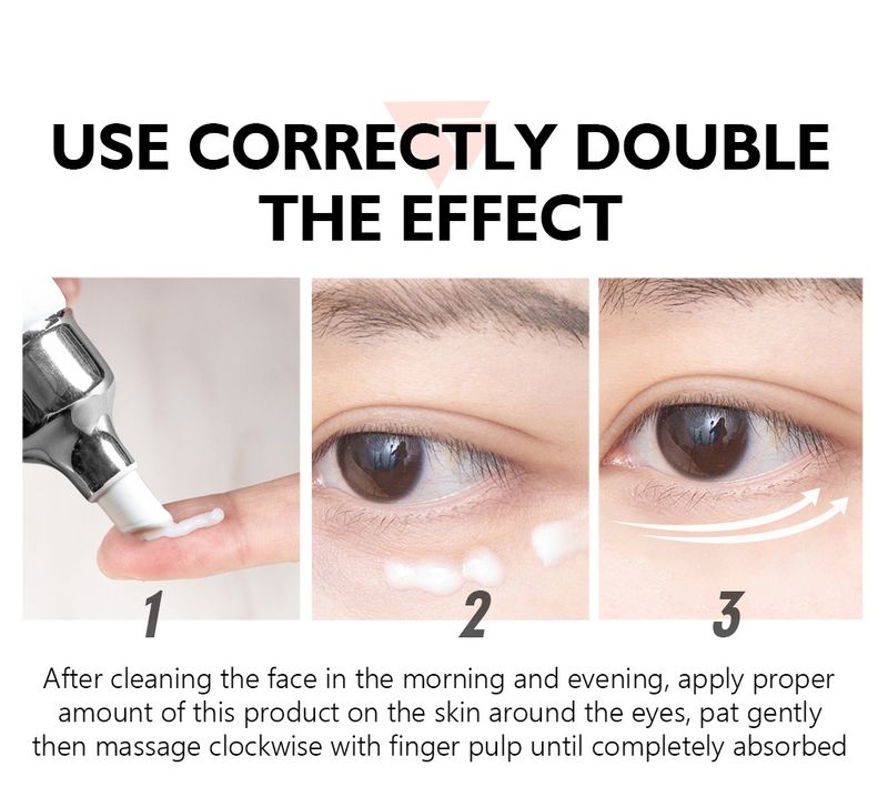 Cremă antirid pentru ochi VIBRONT GLAMOUR cu peptide. Reduce ridurile ochilor. Hidratează. Luminează pielea. Îmbunătățește cearcănele și umflăturile din jurul ochilor._voghion.com