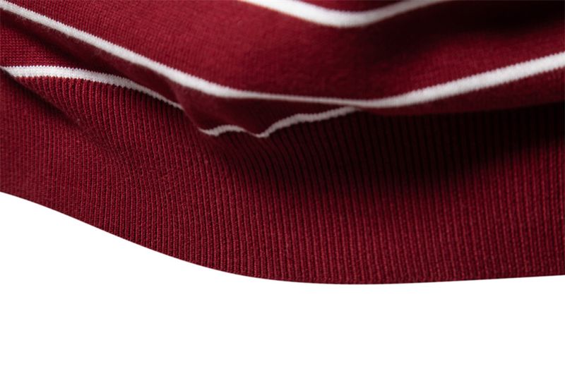 Men's Clothing New Striped Color Matching Long Sleeved Men's Knitted Sweater Fashionable Round Neck Men's Casual Sweater_voghion.com