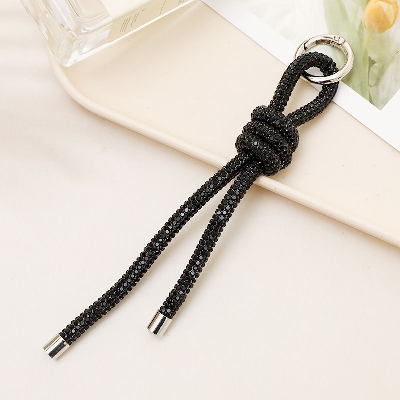 High-end Pendant Case Keychain Hanging Accessories Rhinestone Chain Bag Phone Strap_voghion.com