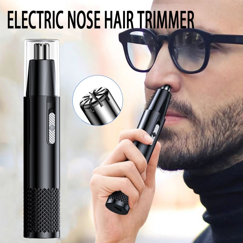 USB Charging New High Quality Electric Portable Men Mini Nose Hair Trimmer 2023 new_voghion.com