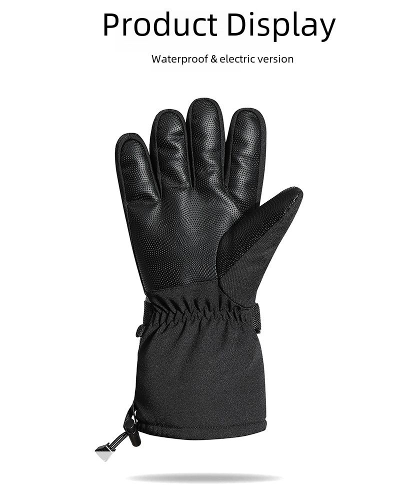 Guanti da ciclismo, nuovi guanti riscaldanti per sci, equitazione, esterni, spessi, riscaldanti elettrici, per coppia, da uomo e da donna, caldi, con protezione per le mani, moda_voghion.com