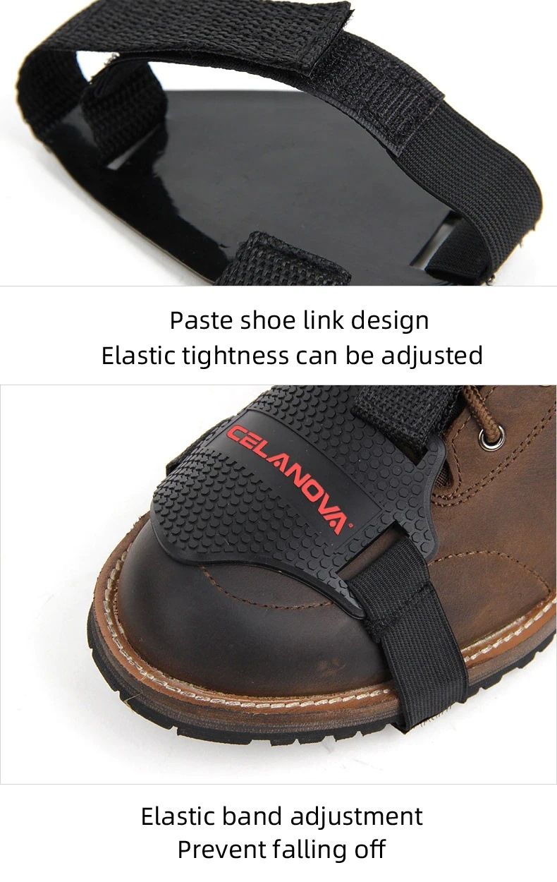 Shift Anti-Slip Rubber Boot Pad Cover Motorcycle Shoe Protector Adjustable Gear Shifter_voghion.com