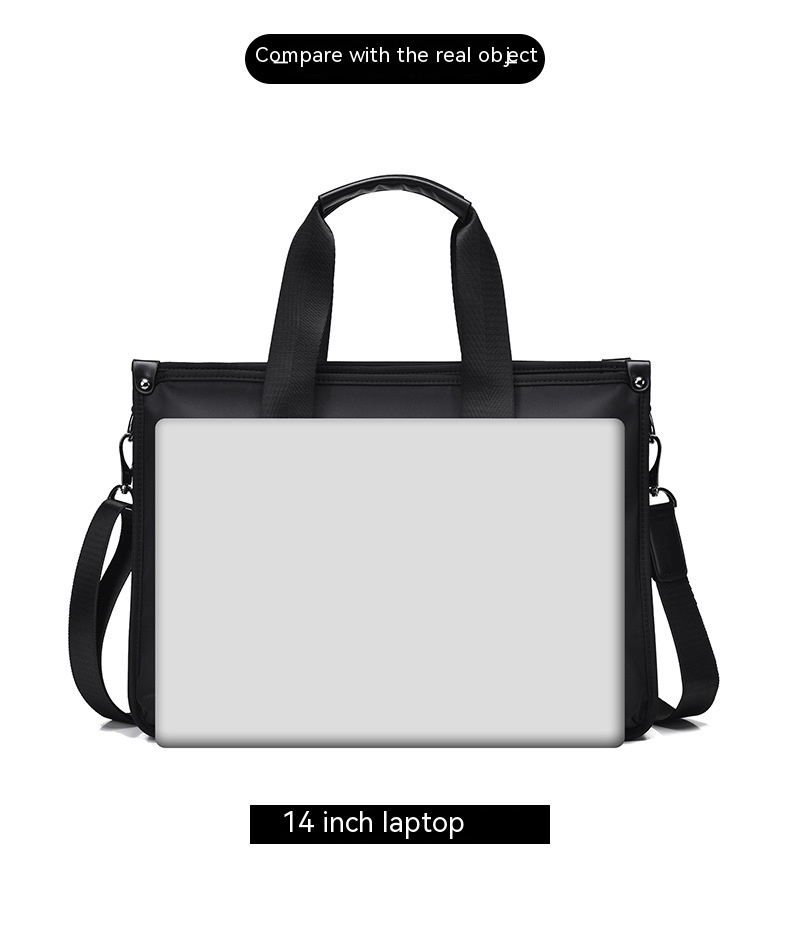 Nuova borsa portatile da uomo per viaggi d'affari e per il tempo libero, borsa a tracolla con una spalla di grande capacità, borsa per computer portatile, borsa per file di informazioni per ufficio_voghion.com