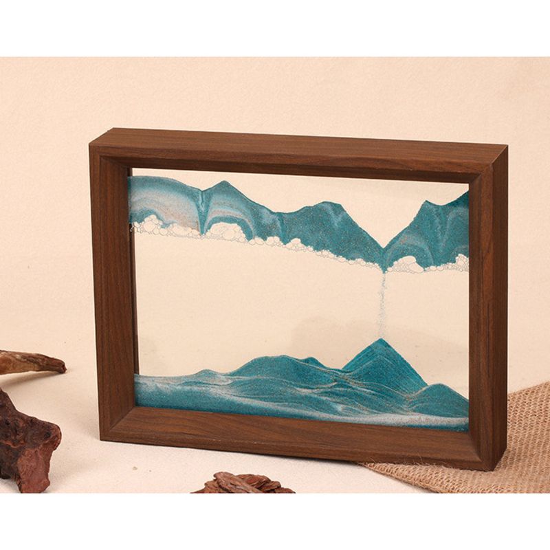 Clessidra in vetro 3D con sabbia mobile, regalo creativo per la casa, decorazione con pittura sulla sabbia, vendita calda_voghion.com