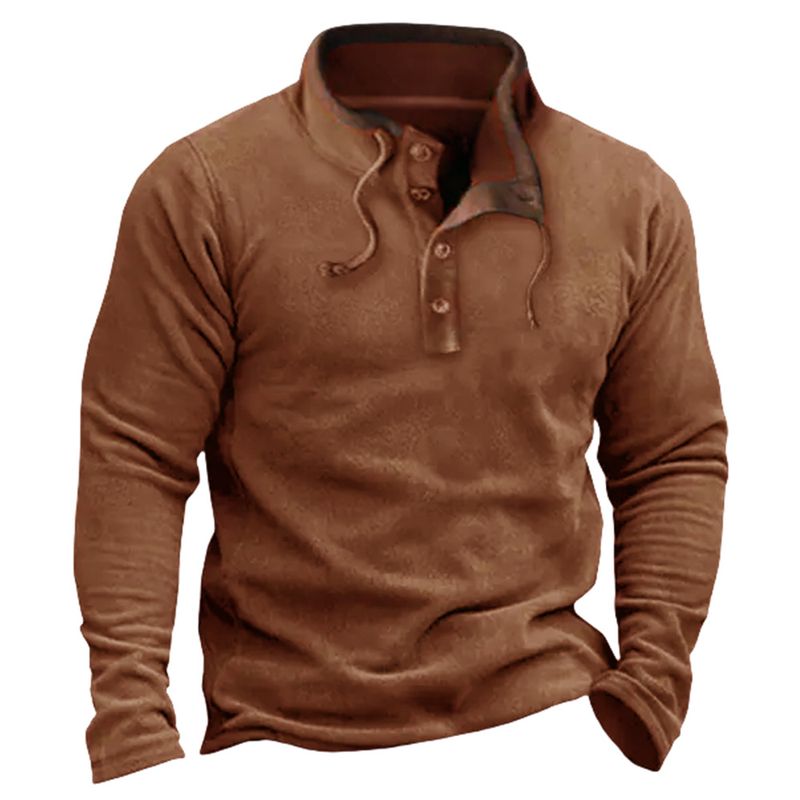 Herrenbekleidung Fleece-Kapuzenpullover mit Reißverschluss und Farbblock-Design, warmes Pullover-Sweatshirt für Herbst und Winter, leichte und bequeme, lässige Oberbekleidung_voghion.com