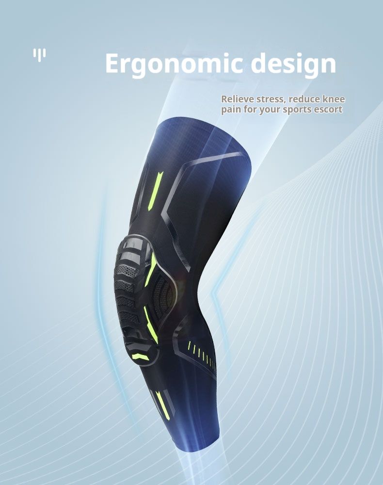 Efficient protective sports knee pads, honeycomb anti-collision and thermal insulation, basketball, football, cycling protective gear_voghion.com
