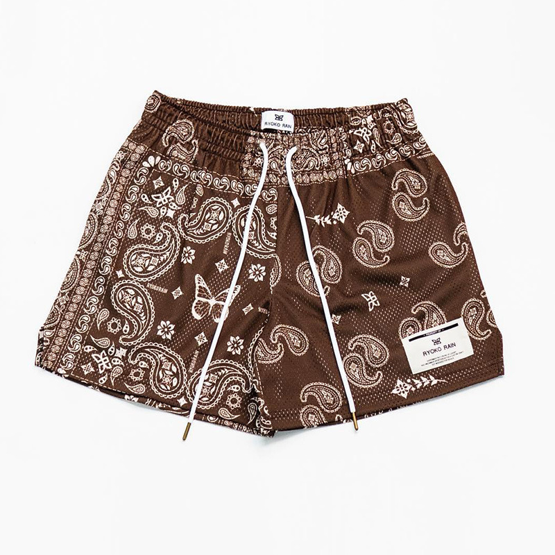 Herreklær Sportshorts for par Moteriktige, uformelle sportshorts for menn og kvinner, hurtigtørkende, basketballbukser i store størrelser_voghion.com