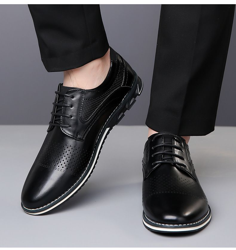 Heren Zakelijke Schoenen Slip On Party Heren Schoenen Comfortabele PU Leren Schoenen Voor Mannen Trouwjurk Schoenen Voor Mannen Zapatos Hombre38-53_voghion.com