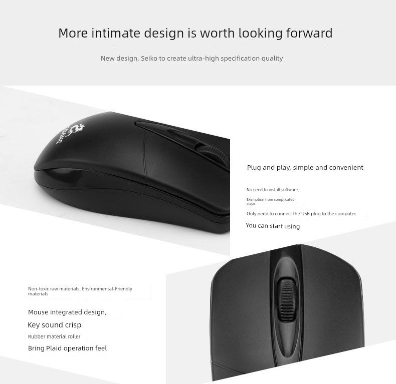 Jie Qiang JM-018 USB Wired Laptop Desktop-Computer Für Home Business Büro Spiele Maus_voghion.com