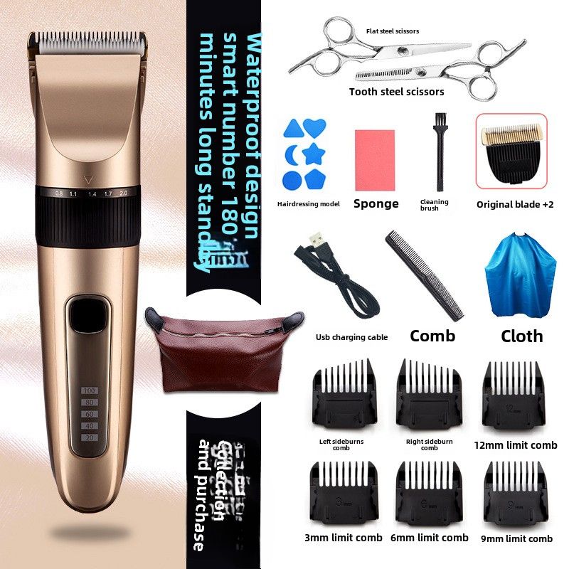 Hoerklipper, Fader, elektresche Push fir Hoer ze schneiden, Hoerraséieren, elektresche Push-Kapp, Raséierapparat, Haushaltsgeschir, Är eege Hoer schneiden, Hoerklipper._voghion.com