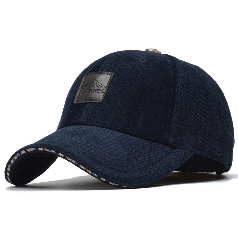 Καπέλο Μάλλινο καπέλο ανδρών Καπέλο μέσης ηλικίας και ηλικιωμένων για το φθινόπωρο και το χειμώνα Καπέλο εξωτερικού χώρου, ζεστό καπέλο μπέιζμπολ_voghion.com