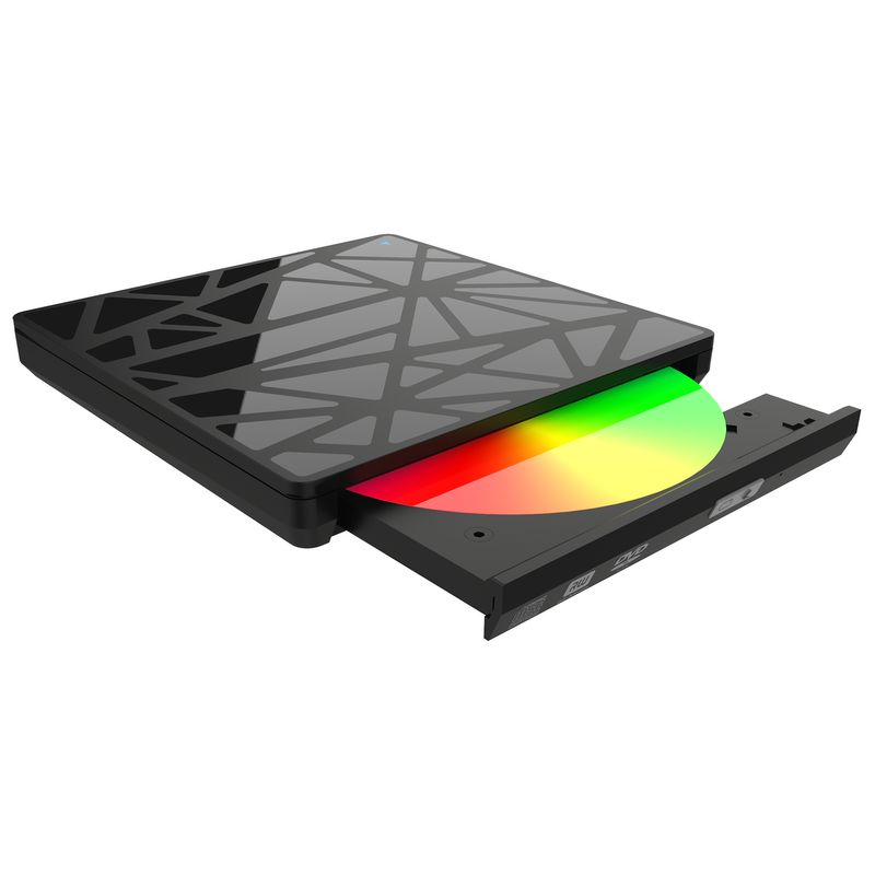Xinweiqing DVD-Laufwerk Hochgeschwindigkeits-Fehlerkorrektur Plug-Play USB Typ-C Externer ultradünner CD-Lese-/Schreibrecorder für_voghion.com