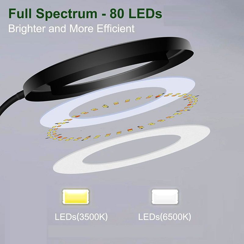 160 grouss Scheiwen Indoor Sukkulentblummen kënnen d'Héicht upassen 10w Zäitreguléiert Planzewuesstumsfëllliicht Grenziwwerschreidend Neit Produkt_voghion.com