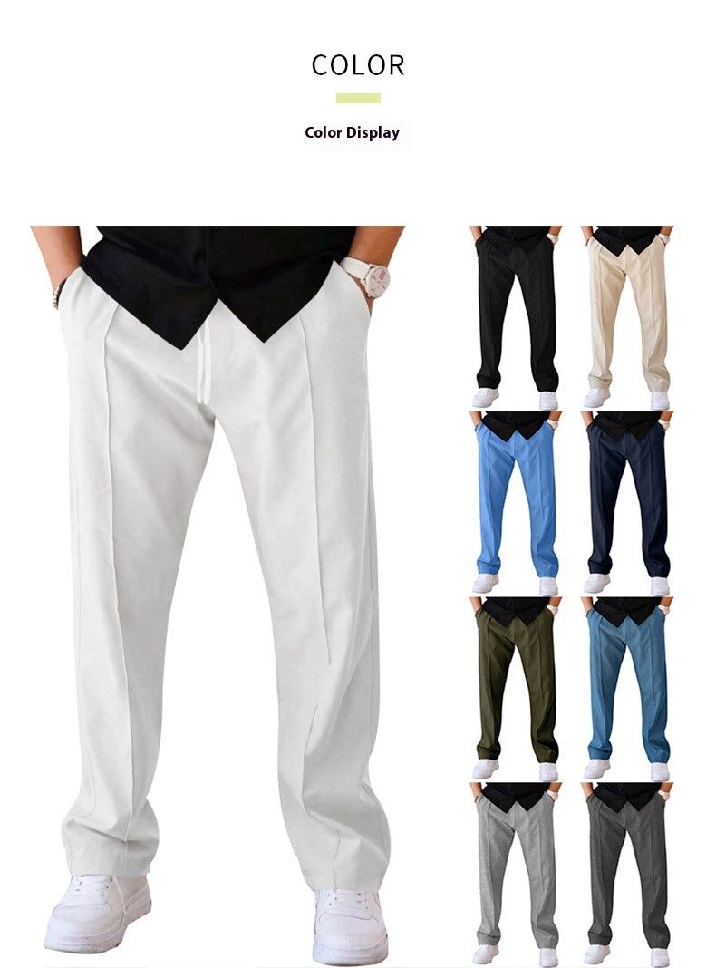 Same Style Straight Leg Pants For Both Male Female, Spring And Autumn Styles, Trendy Brands, Niche Design, Minimalist_voghion.com