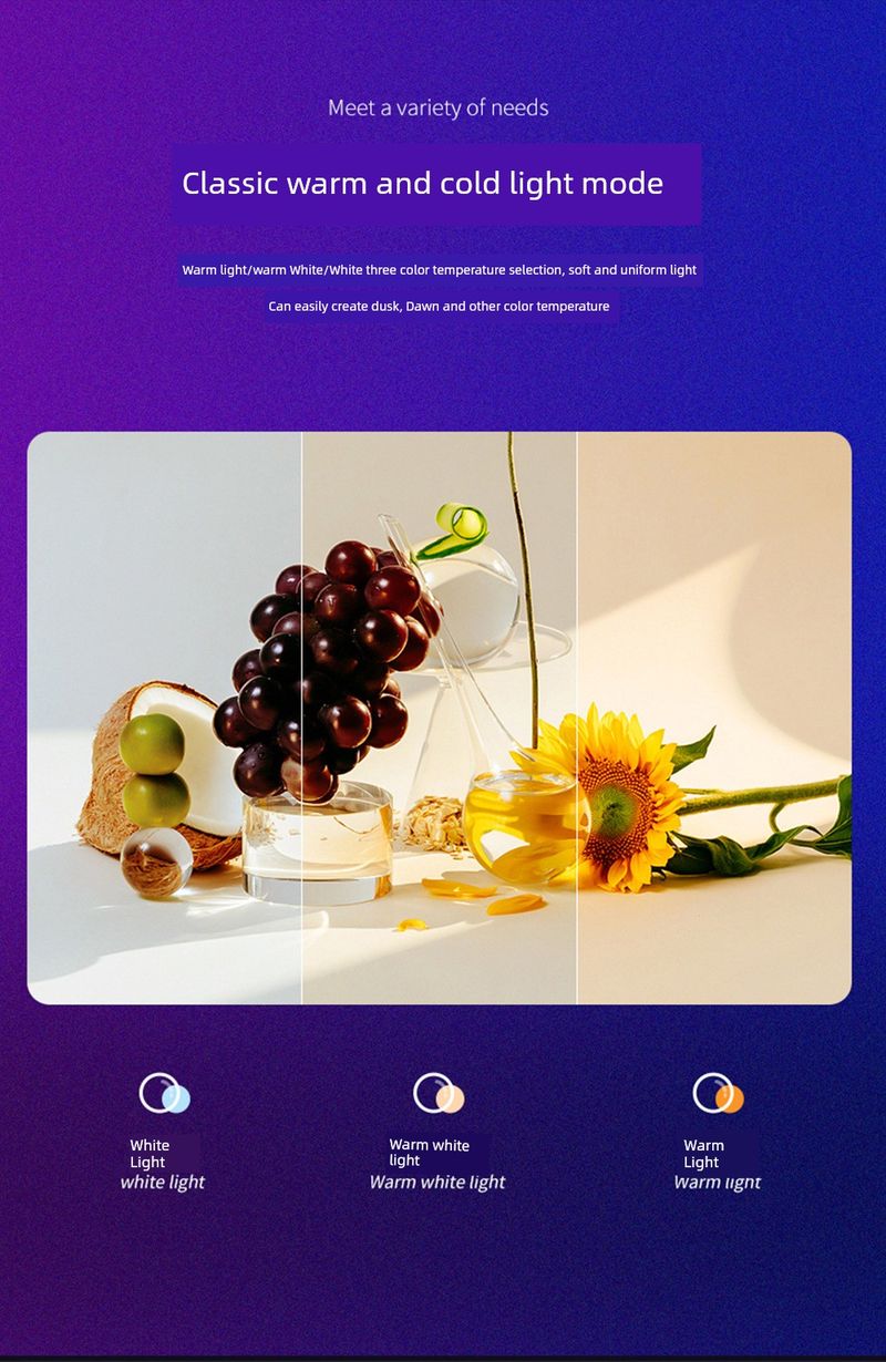 Mobile Phone Selfie Fill RGB Portable SLR Camera Photo Shooting Video Beauty Led Tofu Pocket Light_voghion.com