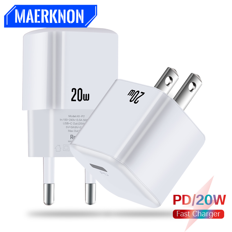 PD 20W USB-C mini nabíječka PD3.0 rychlonabíječka typu C mobilní nabíječka vhodná pro iPhone 12 Pro Max Huawei Xiao nabíječka typu 3.0_voghion.com