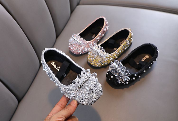 Dziewczęce Dziewczęce Księżniczka Diamentowe Pojedyncze Buty Buty do Tańca Pokazowego_voghion.com
