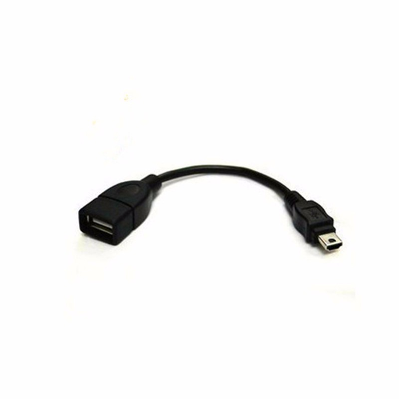 Test before send USB A Female to Mini USB B Male Cable Adapter 5P OTG V3 Port Data Cable For Car Audio Tablet For MP3 MP4_voghion.com