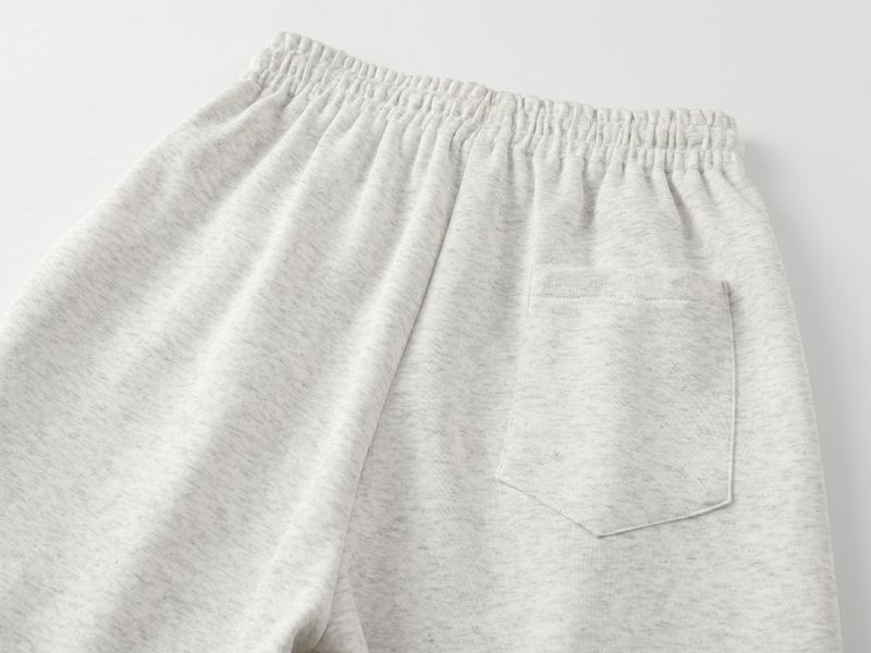 Pantalon de survêtement rétro pour hommes et femmes - Coupe ample, jambes larges et motifs géométriques (gris, noir)_voghion.com