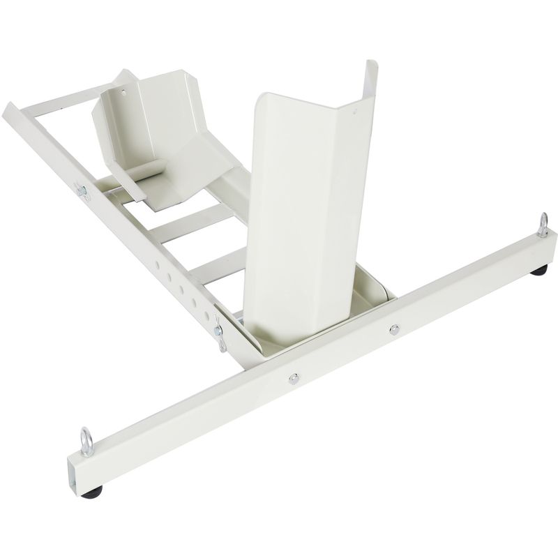 1800 Lb. Capacity Motorcycle Stand/Wheel Chock,adjustable heavy duty with 4 sets tie down_voghion.com