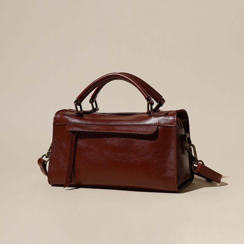 Sac à main simple en cuir à bandoulière, petit, tendance, décontracté et polyvalent, nouveauté printemps-été 2025_voghion.com