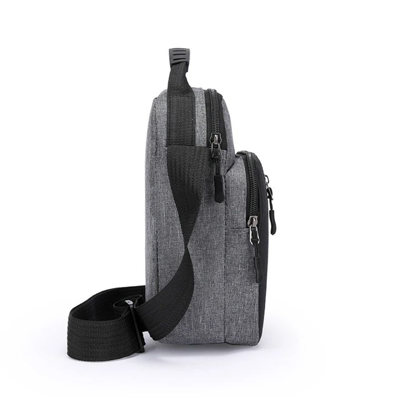 Large Capacity Men's Bag Single Shoulder Bag Waterproof And Wear-resistant Backpack Multiple Pockets For Business Business_voghion.com