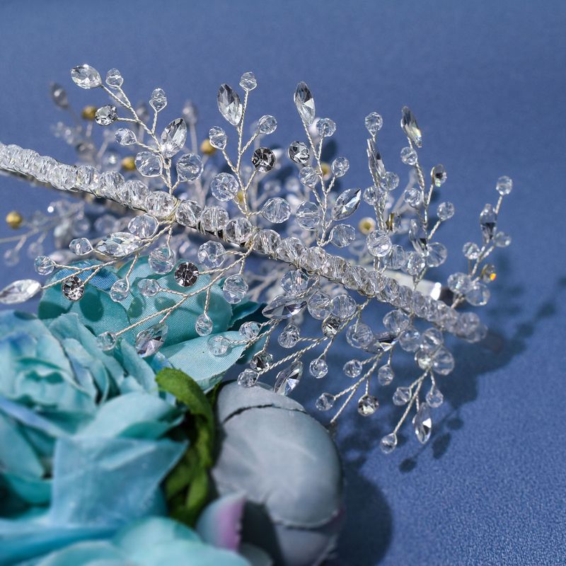 Copricapi da sposa, cerchietti con perline di cristallo pressate, cerchietti con strass fatti a mano, corone per capelli, accessori per capelli da abito_voghion.com