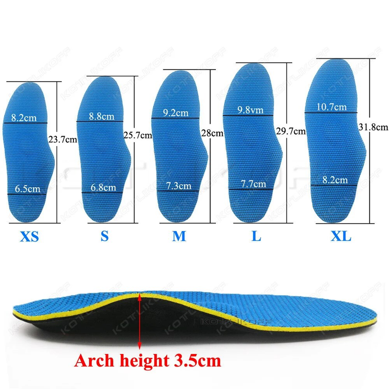 Bescht EVA Orthopädesch Sole Insoles Fir Pad X / O Typ Been Korrektioun Flat Foot Arch Support Sportschuhe Insert_voghion.com