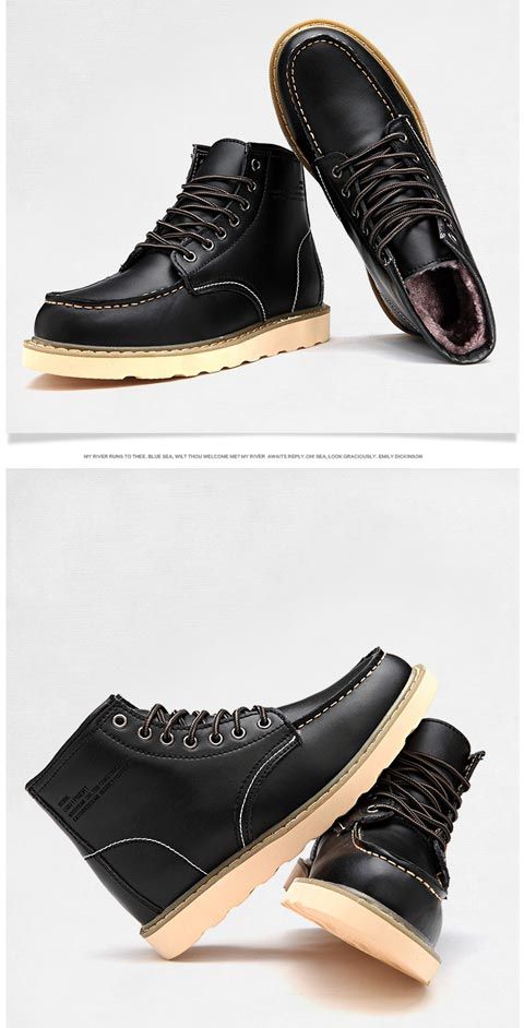 Martin boots męskie wiosenne i jesienne brytyjskie styl amerykańskie retro krótkie buty, skórzane buty robocze, wysokie cholewki_voghion.com