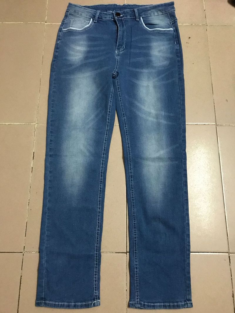 Nouveau style de haute qualité pour hommes Slim Double Line Jeans Gold Classic Tricolor Jeans Nouveau_voghion.com