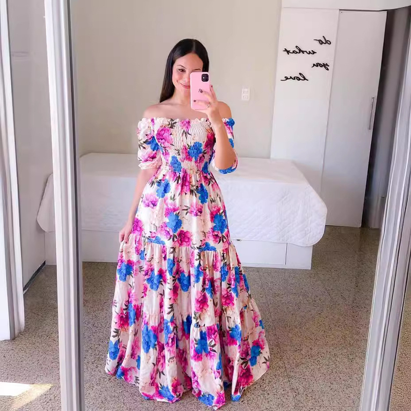 Sleeve Neck Shoulder Mini Maxi Autumn Spring Affordable Budget Button Zipper Printed Solid Wrinkle Garment Gown_voghion.com