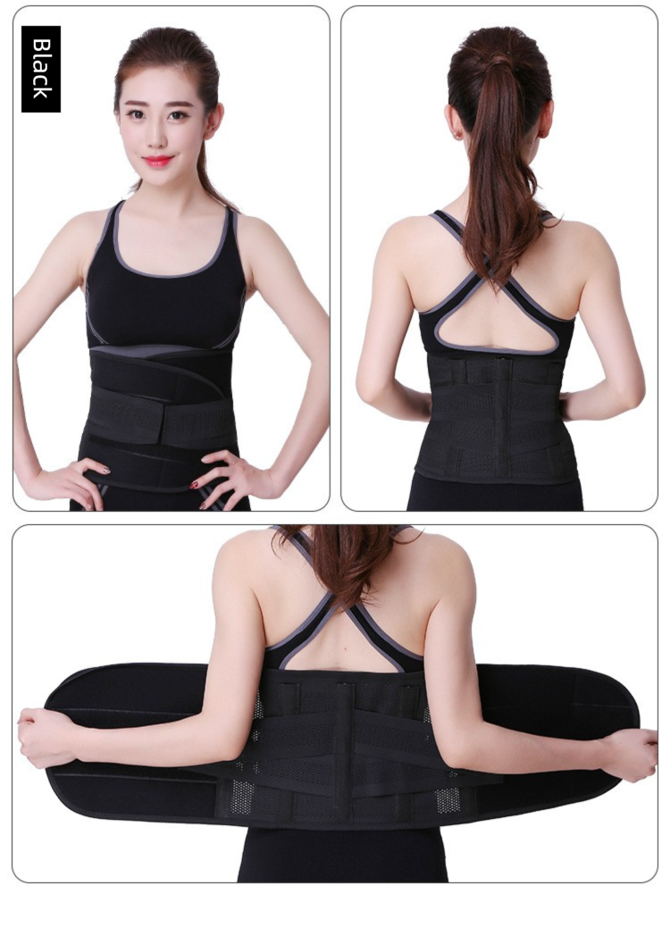 Wholesale Sports Four Seasons Fitness Sweat Herren-Trainingsgürtel mit fester Taillenstütze_voghion.com