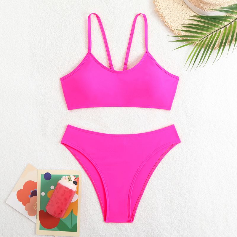 Maillot de bain sexy couleur unie pour femmes, haut de gamme, source chaude, nouvelle collection 2025_voghion.com