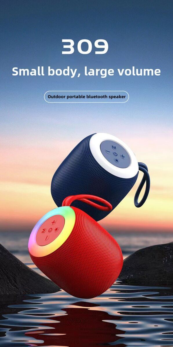 Kabellosen Lautsprecher, Bluetooth Subwoofer, Outdoor Portable Héichvolumen Auto Heem Desktop Mini Lautsprecher_voghion.com