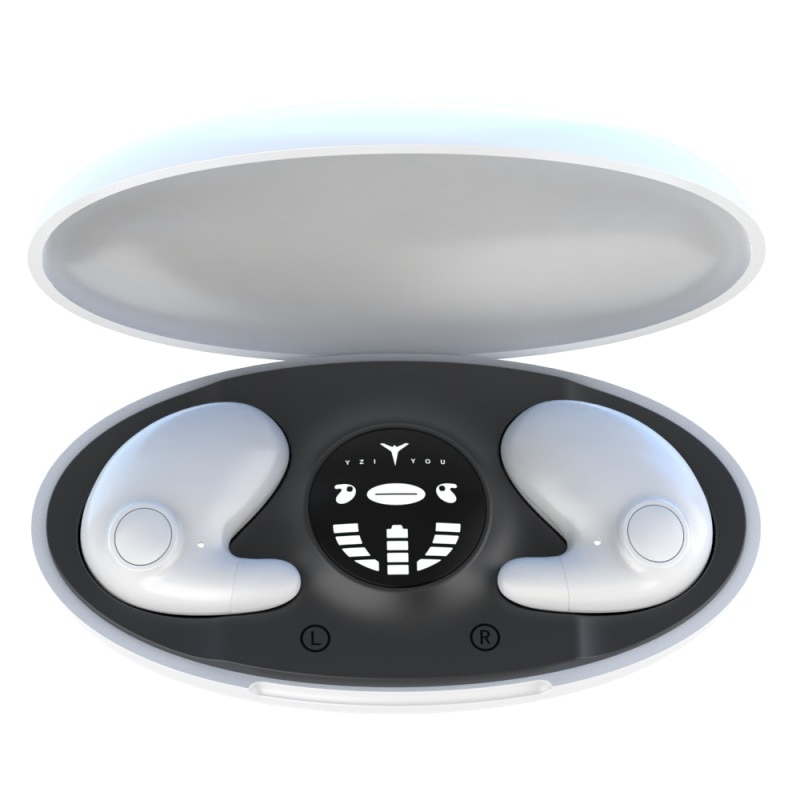 Invisible Sleep Wireless Kopfhörer TWS Bluetooth 5.3 Kopfhörer Versteckte Ohrhörer IPX5 Wasserdicht Rauschunterdrückung Sport_voghion.com