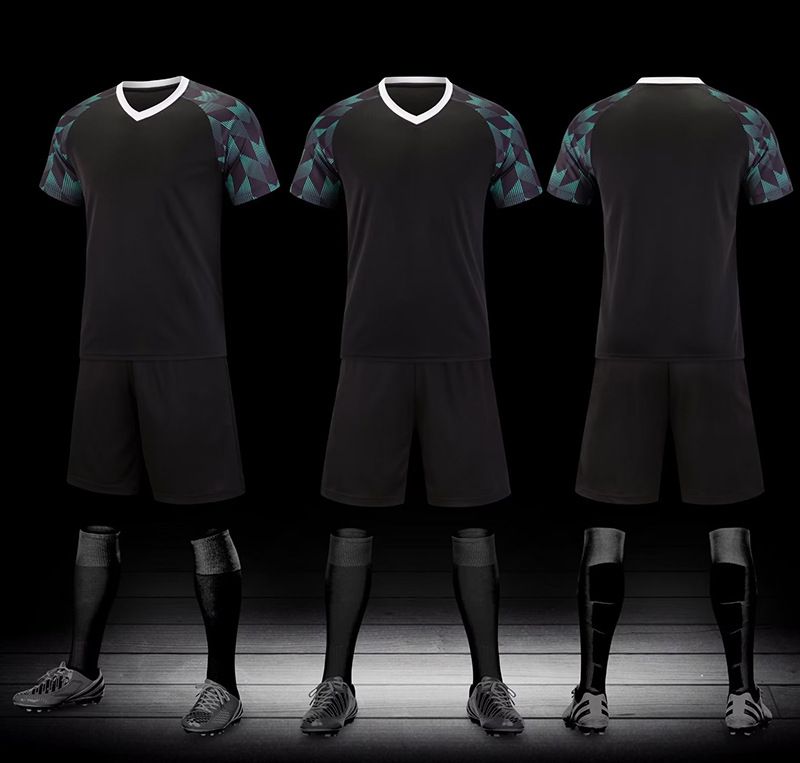 Men's Clothing quick-drying short-sleeved football jersey training game team uniform sports football jersey suit children's men and women breathable_voghion.com