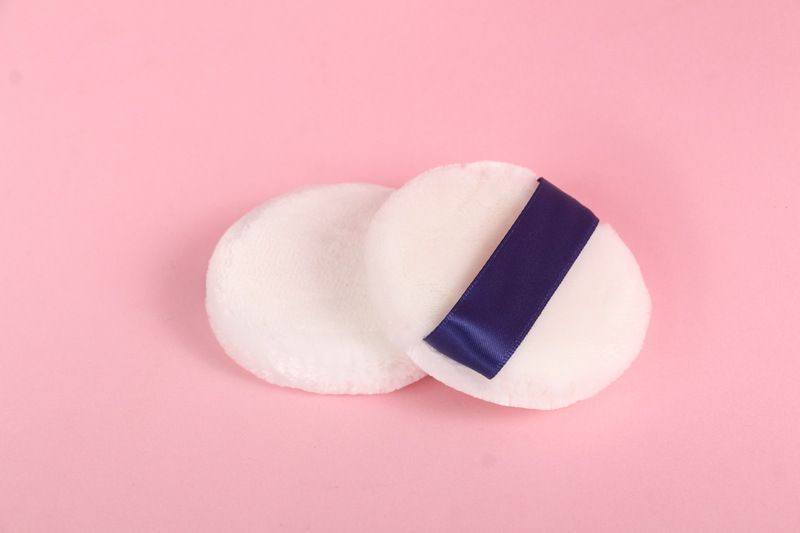 Ομορφιά & Υγεία Ιαπωνική σκόνη Flocking Puff Loose Powder Powder Puff Μαλακή στρογγυλή βελούδινη πούδρα μακιγιάζ διπλής όψης Flock μπορεί να πλυθεί_voghion.com