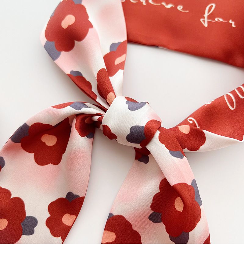 Pomodoro bianco rosso temperamento alla moda piccolo per capelli da donna con decorazione estiva borsa legata nastro di seta_voghion.com