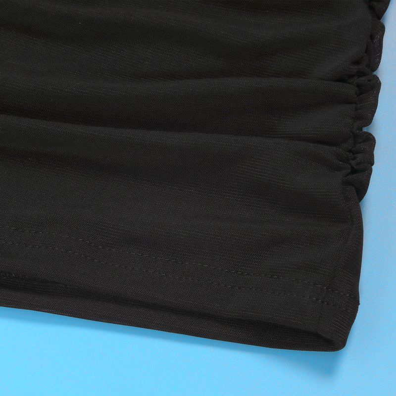 Ensemble deux pièces jupe à volants décontractée pour femme_voghion.com