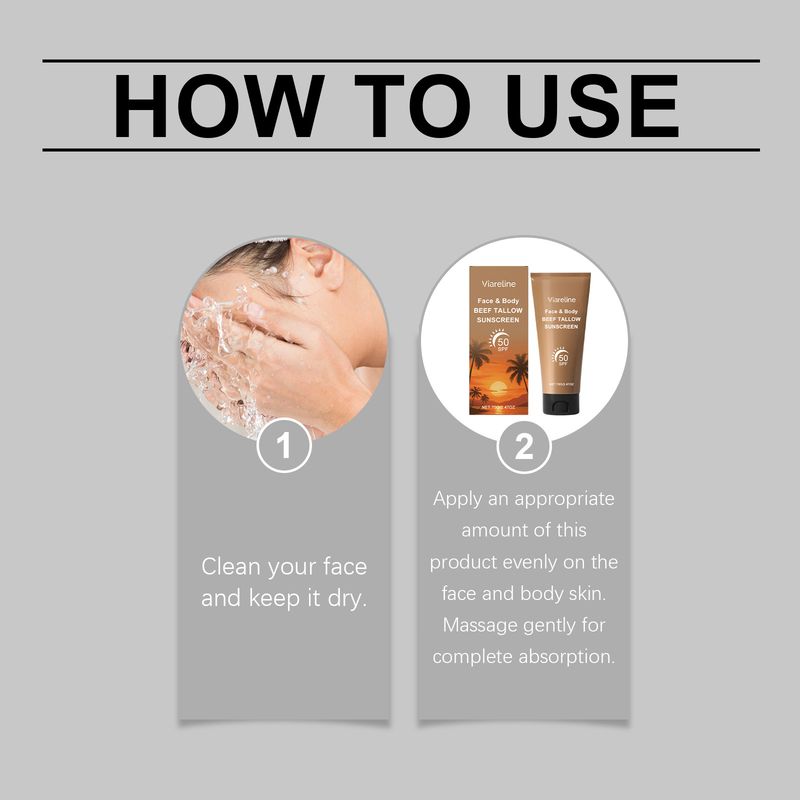 Viareline Cow Fat Outdoor Moisturizing Refreshing Lightweight Non-Sticky Isolation Protective Cream_voghion.com
