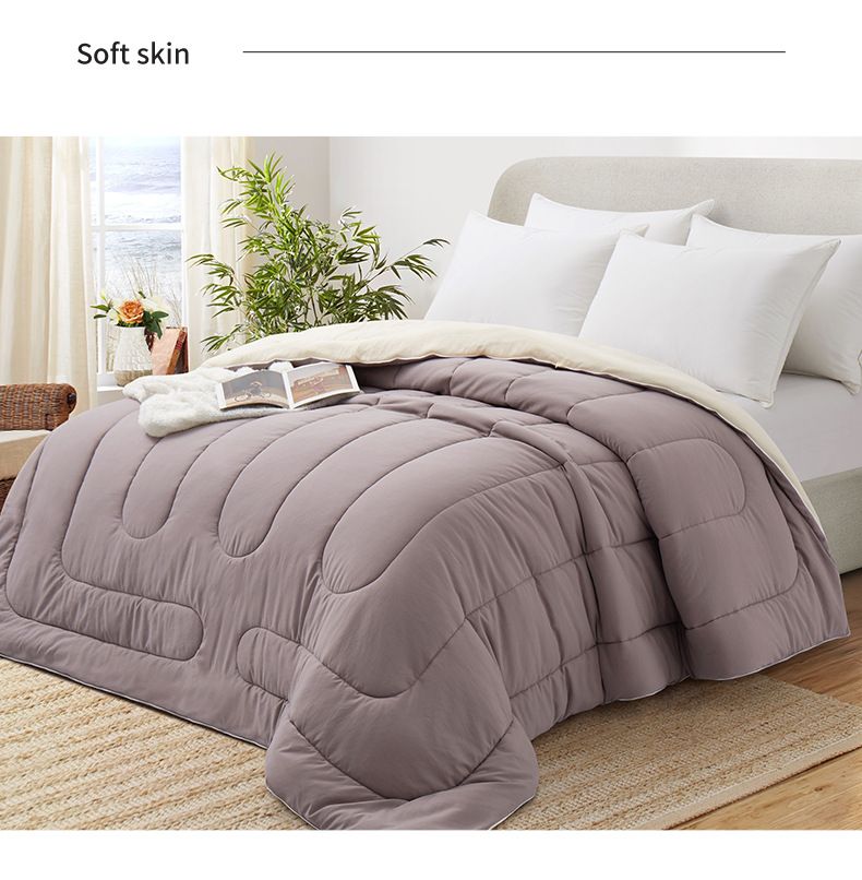 Manta refrescante de verano con peso: transpirable, lavable a máquina y suave (gris/beige/azul/verde/caqui/blanco, tamaño individual/queen/king)_voghion.com