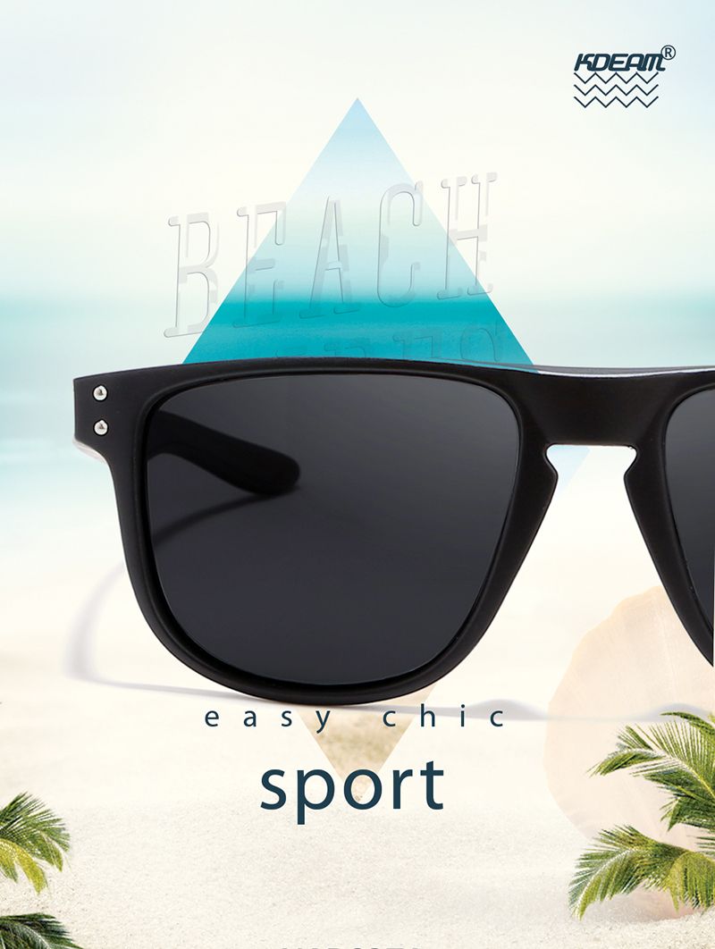 Moda KDEAM Occhiali da sole Polariz resistenti e leggeri, adatti a tutte le taglie, occhiali da sole da uomo, lenti con rivestimento che riducono al minimo i riflessi, custodia rigida_voghion.com