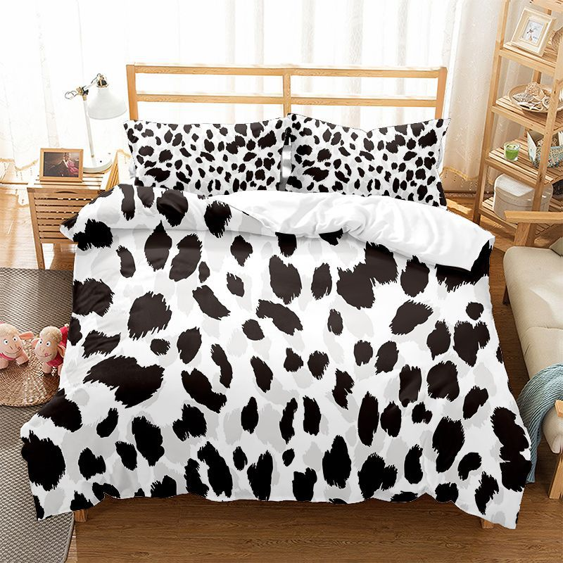 Leopard Texture Series Three Daunenbettbezug Matt Vier Zweiteiliges Set anpassbar_voghion.com