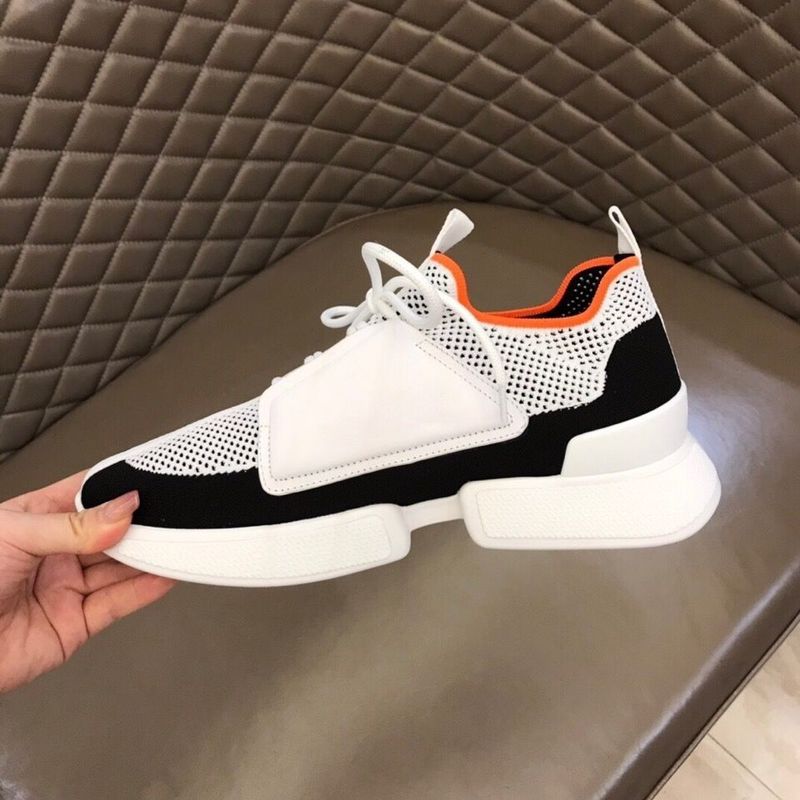 New Style Men's Fashion Sports Casual Cushioning Lightweight Breathable Trendy Versatile Knit Patchwork Trend Shoes_voghion.com