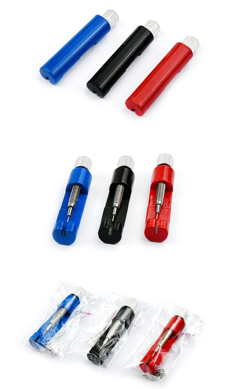 Herramientas para reparación de relojes, extractor de correas, ajustador de relojes de metal, herramienta para quitar correas de reloj, ajuste de longitud de correa de reloj_voghion.com